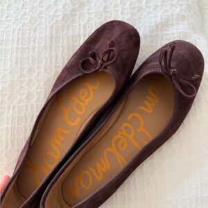 Sam Edelman Chocolate Suede Flats